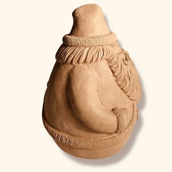 1990 Jim Shore Unfinished Roly Poly Santa Claus Christmas HTF To Paint Folk Art - Picture 3 of 14